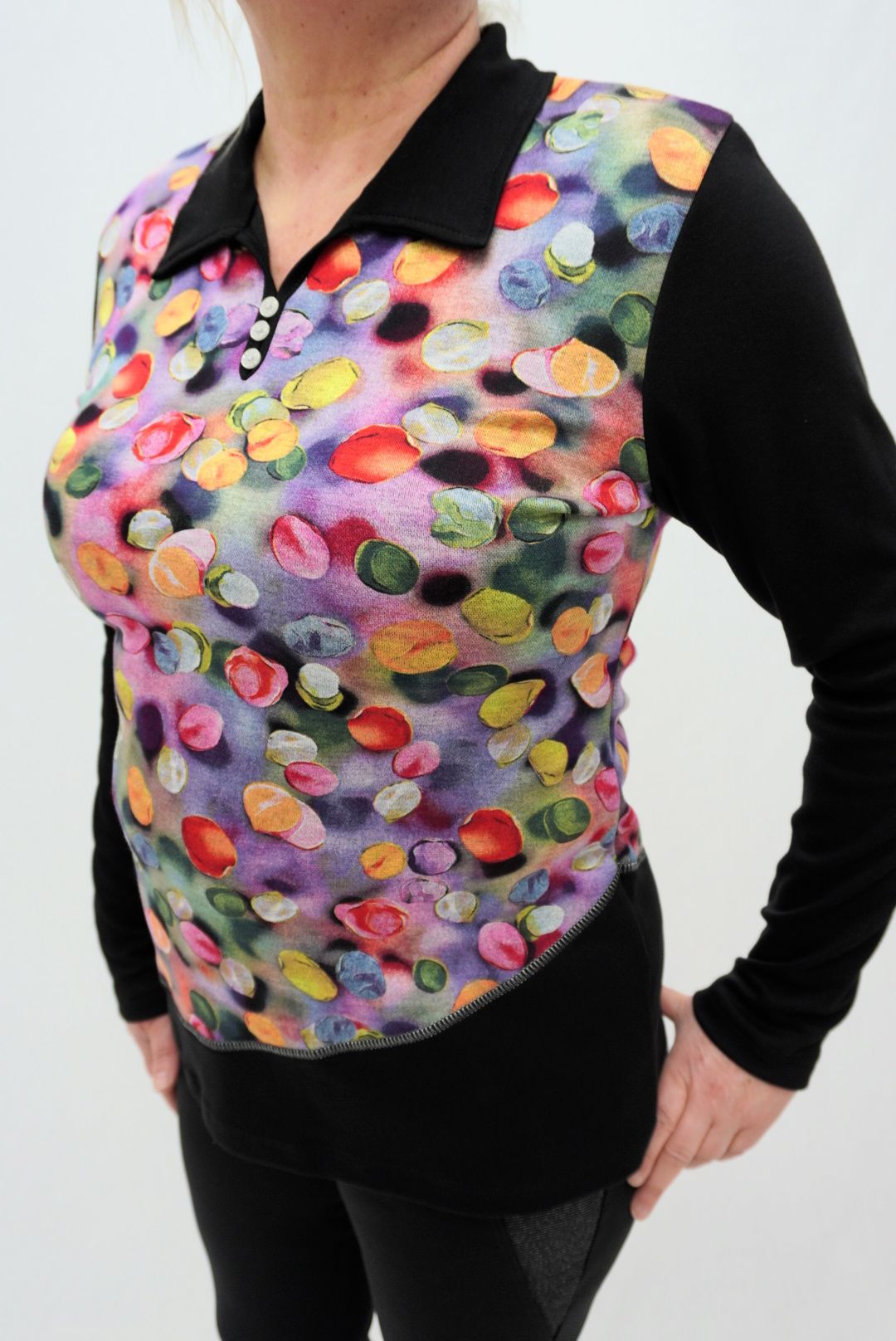 Majica z ovratnikom (bombonček)