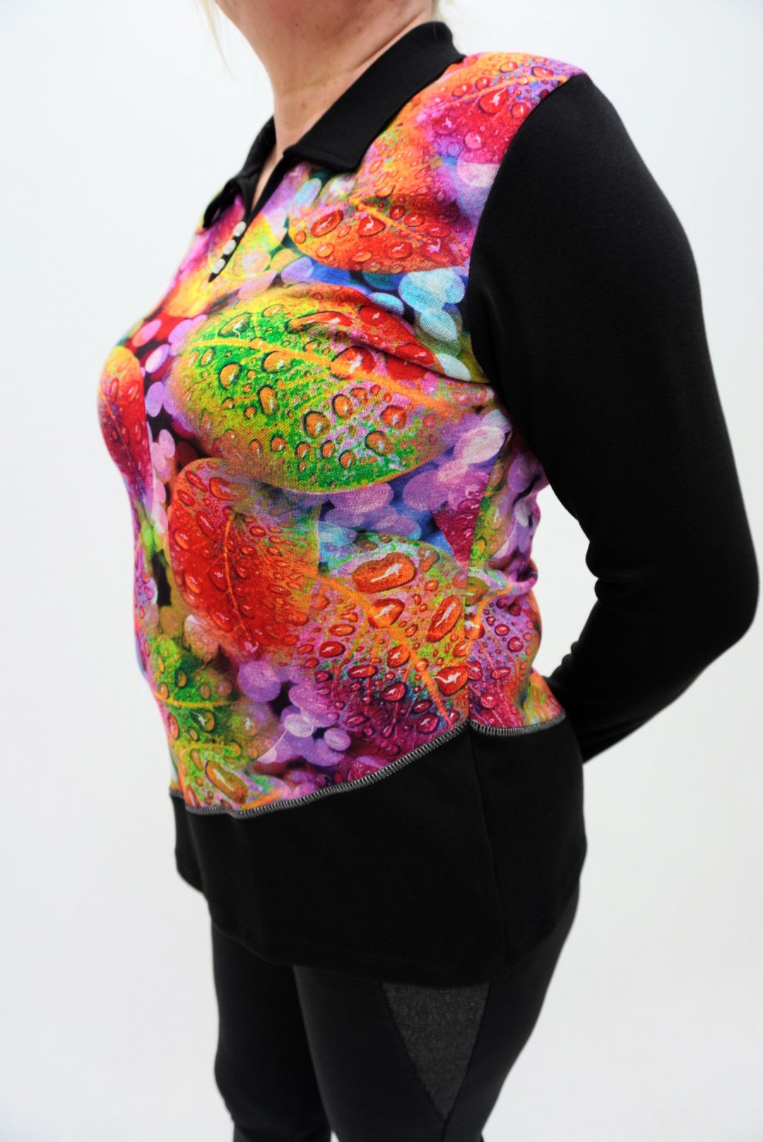 Majica z ovratnikom (pisana)