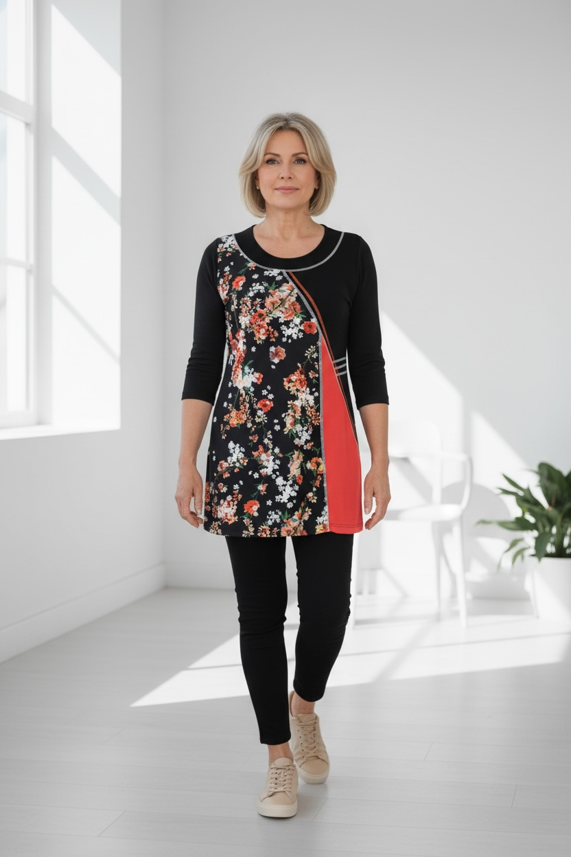 Tunika z rožicami (več motivov