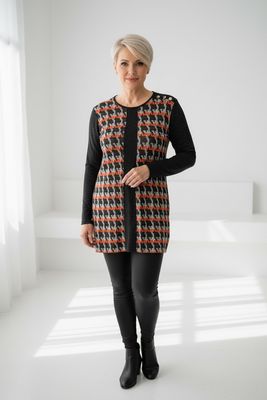 Tunika z gumbi (oranžna)