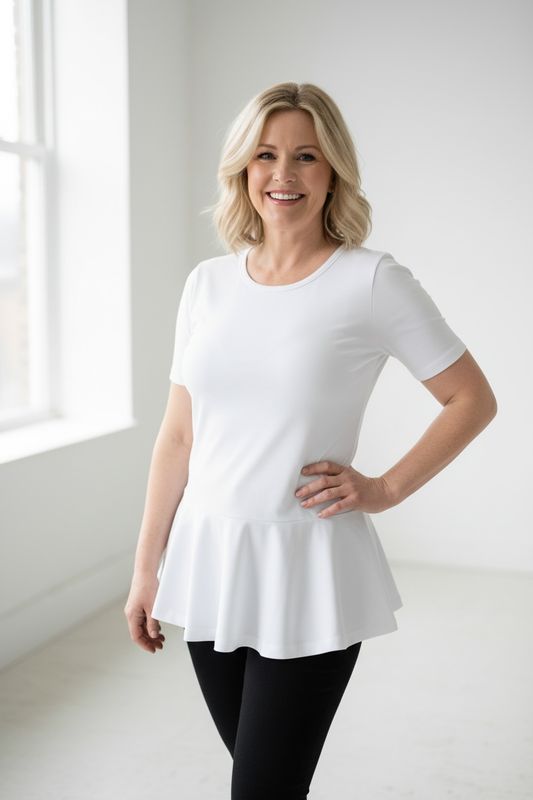 Poletna majica Lara (bela)