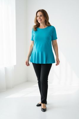 Poletna majica Lara (svetlo modra)