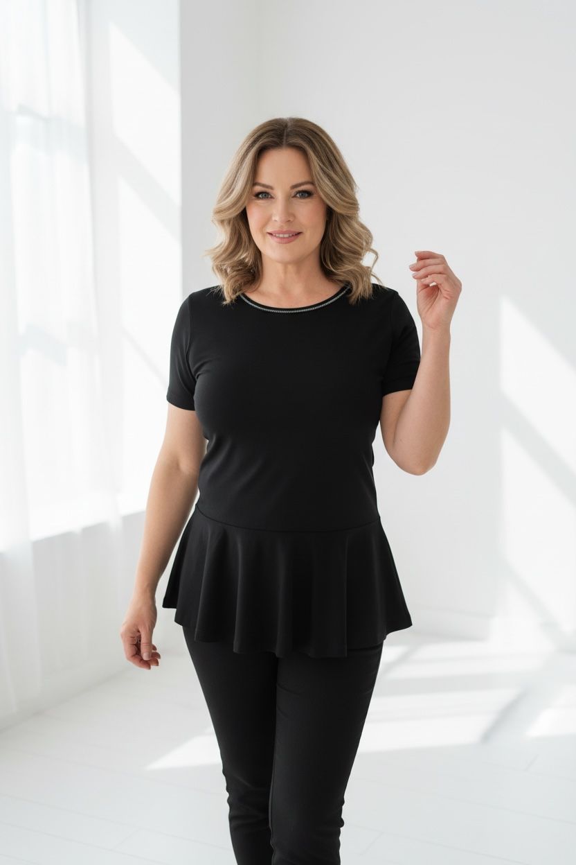 Poletna majica Lara (črna)