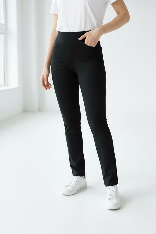 Dolge hlače z žepi (tanke)