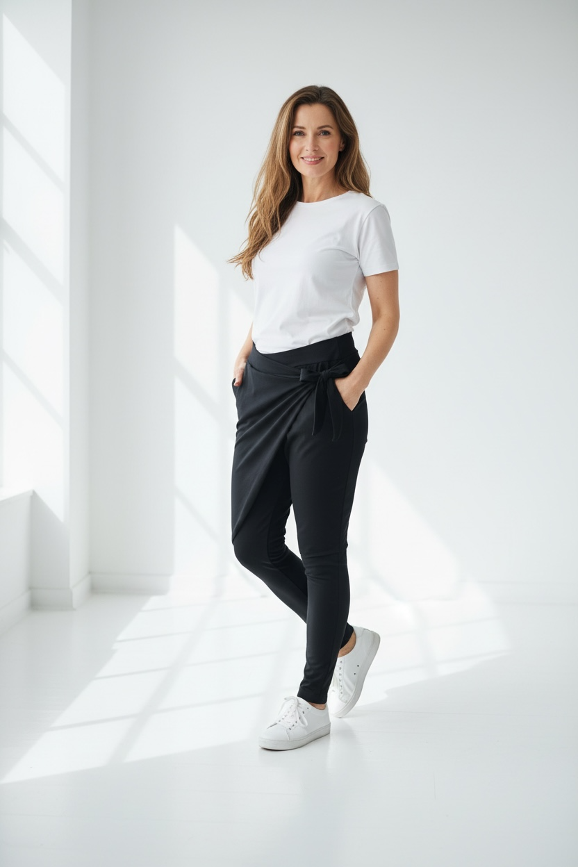 Dolge hlače z mašno