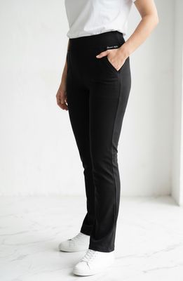 Dolge hlače z žepi (kosmatene)