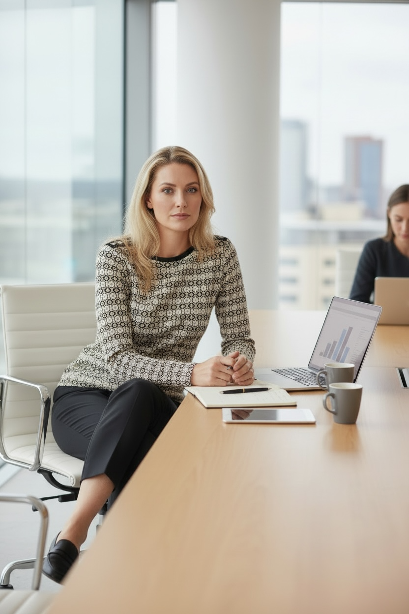 Elegantna majica z gumbi (vzorec orient)