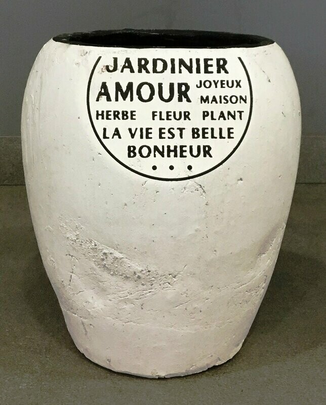 Vaso Cemento Jardinier Alto
