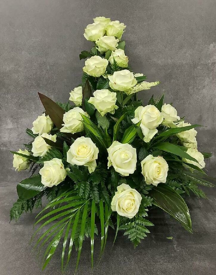Composizione Funebre di Fiori Misti