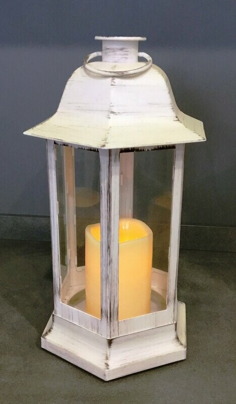 Lanterna con Candela a Led Grande