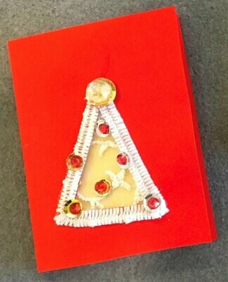 Biglietto Decorato Natalizio Biglietto Decorato Natalizio