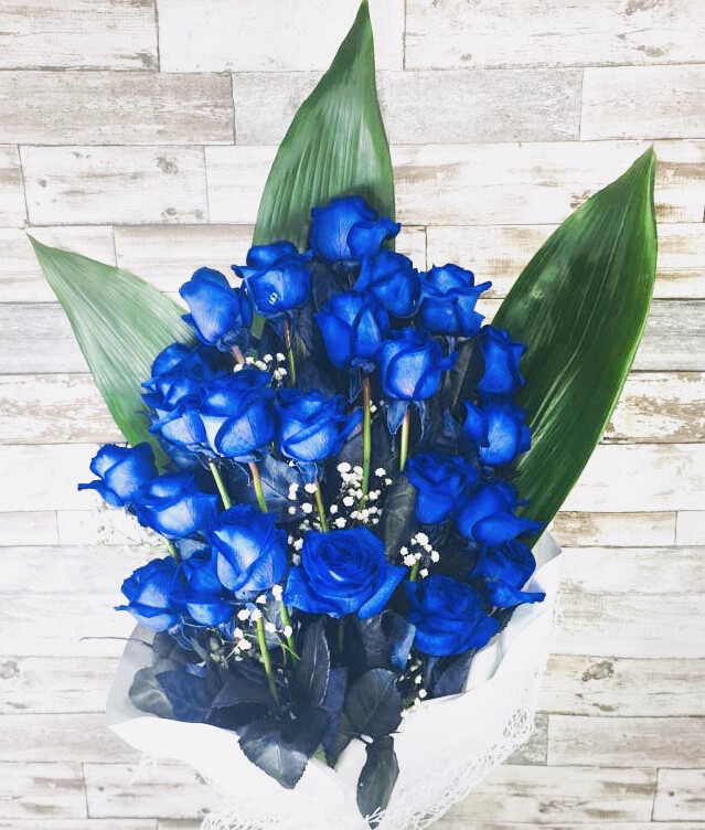 Rose Blu da 80 cm - Amore