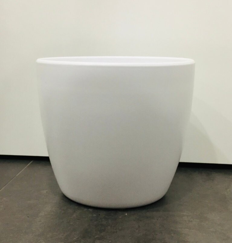 Vaso in Ceramica Bianco 35x14x15h - FloralGarden