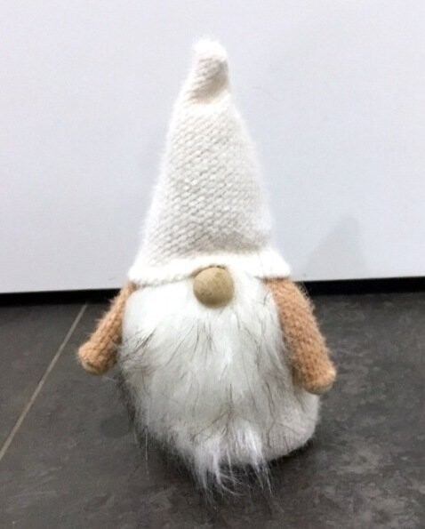 Gnomo in Panno Bianco