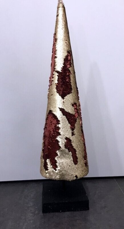 Albero a Cono con Paillettes Piccolo