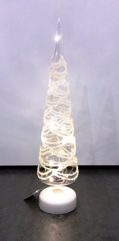 Albero in Vetro con Led Grande Albero in Vetro con Led Grande