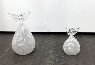 Angelo in Vetro con Led Grande Angelo in Vetro con Led Grande