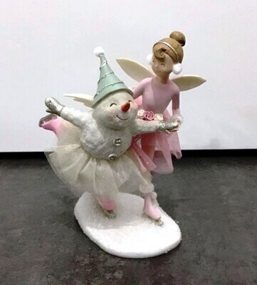 Ballerina con Pupazzo di Neve Ballerina con Pupazzo di Neve