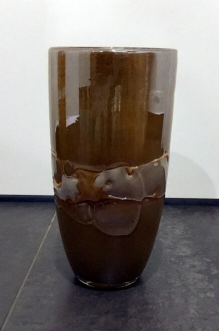 Vaso Vetro Cono con Fusione