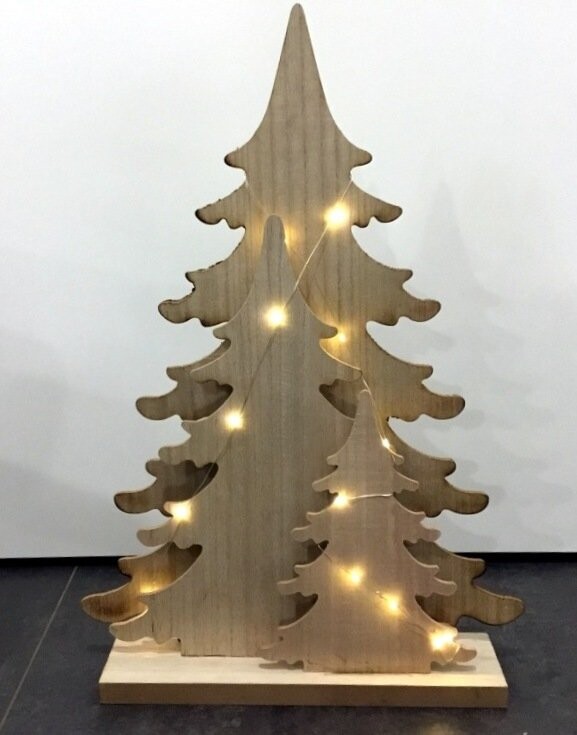 Bosco Legno con Led Piccolo