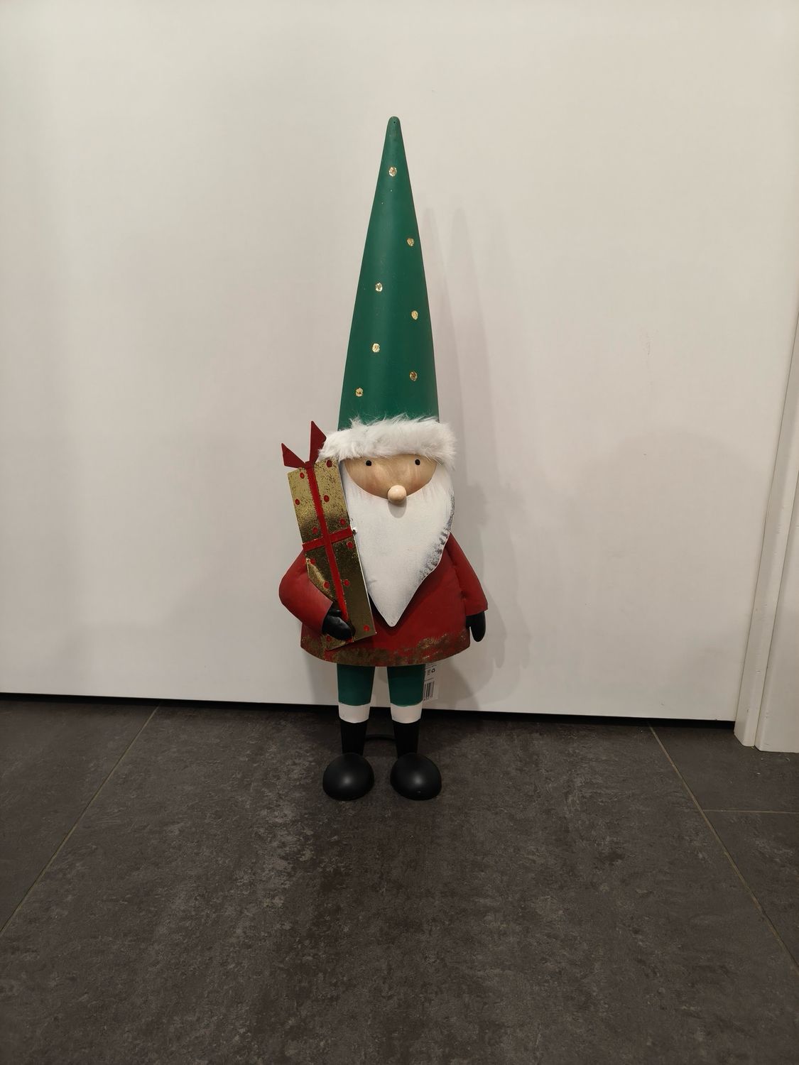 Babbo Natale con Regalo in latta Babbo Natale con Regalo in latta