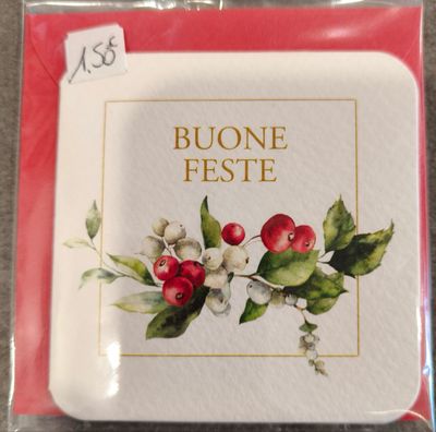 Biglietto Decorato Natalizio Biglietto Decorato Natalizio