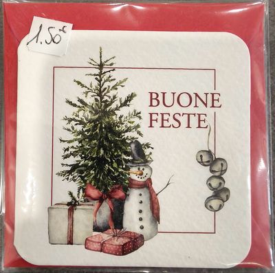 Biglietto Decorato Natalizio Biglietto Decorato Natalizio