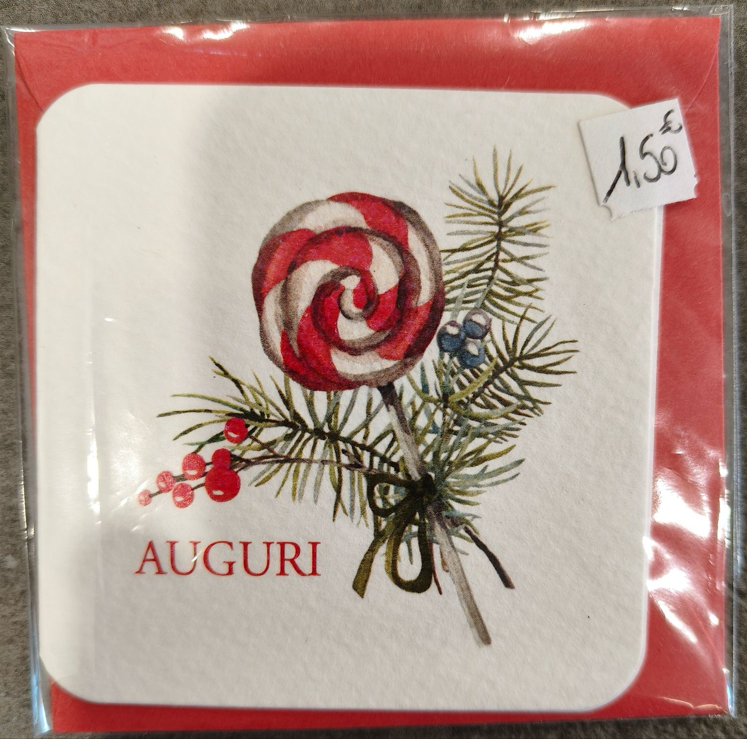 Biglietto Decorato Natalizio Biglietto Decorato Natalizio