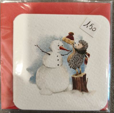 Biglietto Decorato Natalizio Biglietto Decorato Natalizio