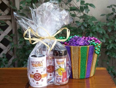 Geaux Creole "Mardi Gras" Gift Bundle 3 items. Seasoning, JuJu, Dust