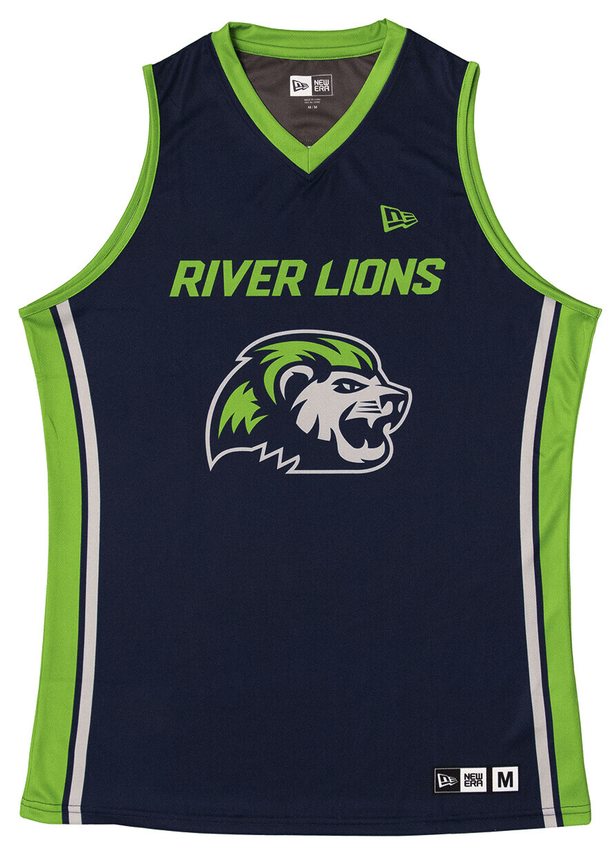 Niagara River Lions Navy Replica Jersey, name: Double Extra Large
