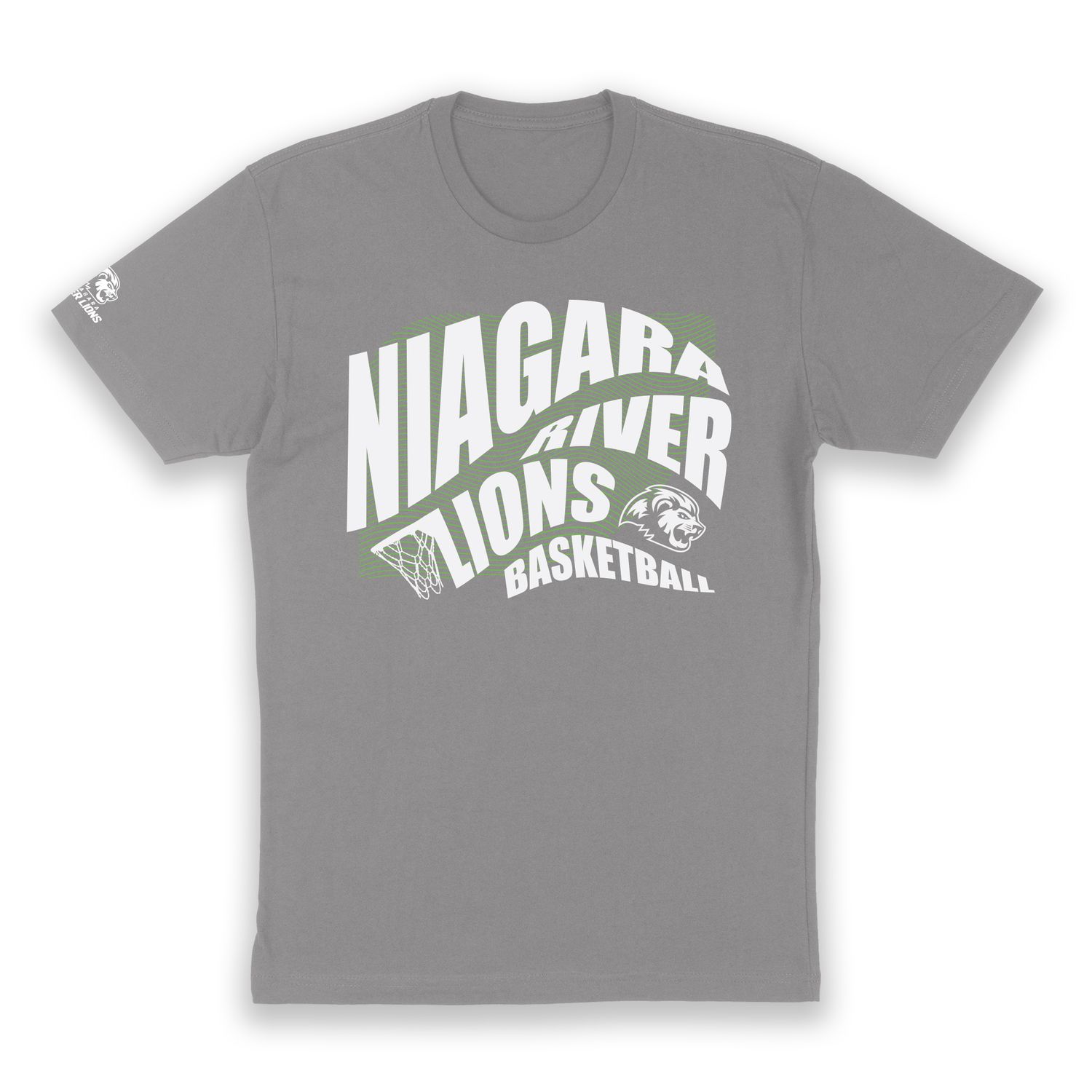 Niagara River Lions Adult Grey Wavy Tee
