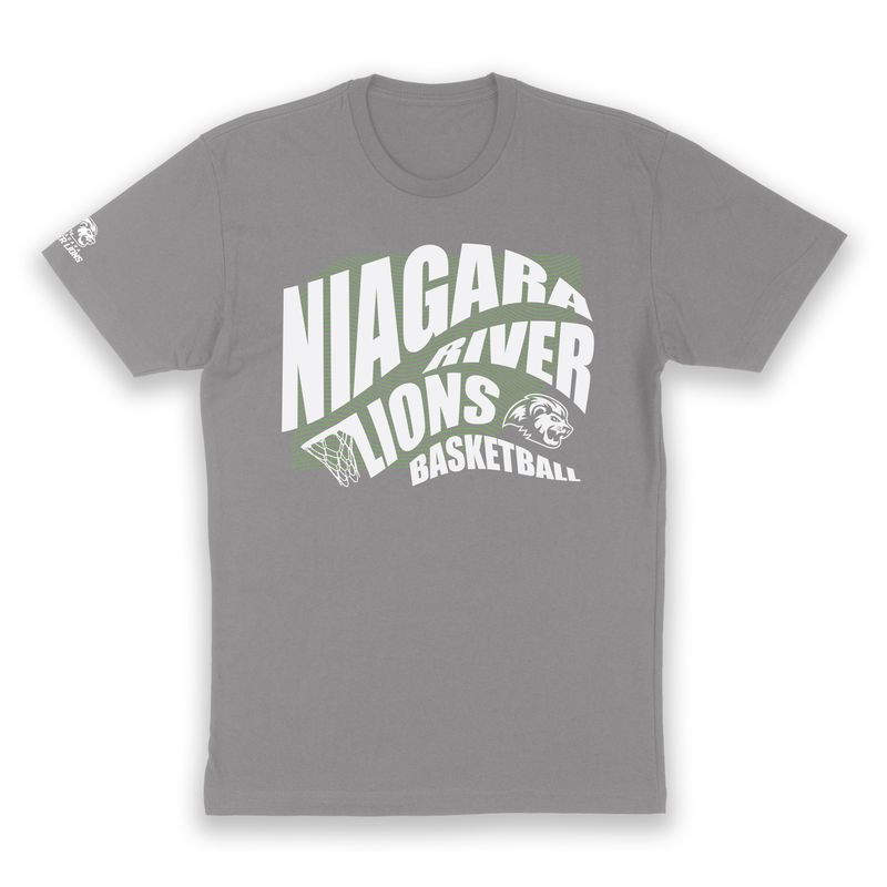 Niagara River Lions Adult Grey Wavy Tee