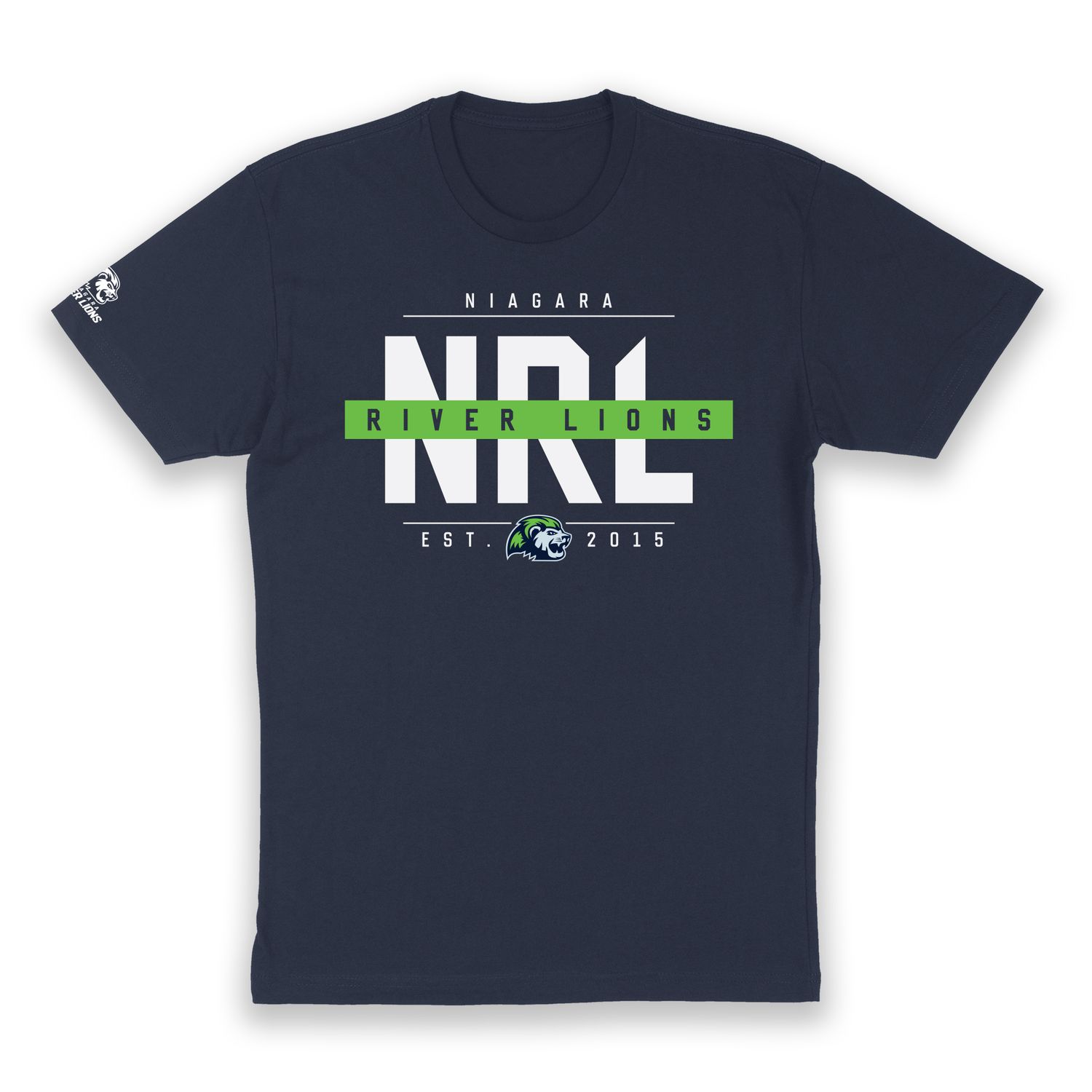 Niagara River Lions Adult Navy NRL Tee