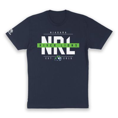 Niagara River Lions Adult Navy NRL Tee