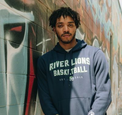 Niagara River Lions Adult Navy Niagara Basketball Hoodie