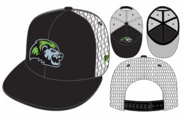 Niagara River Lions Black Trucker Cap