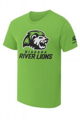 Niagara River Lions Adult Lime Logo Tee