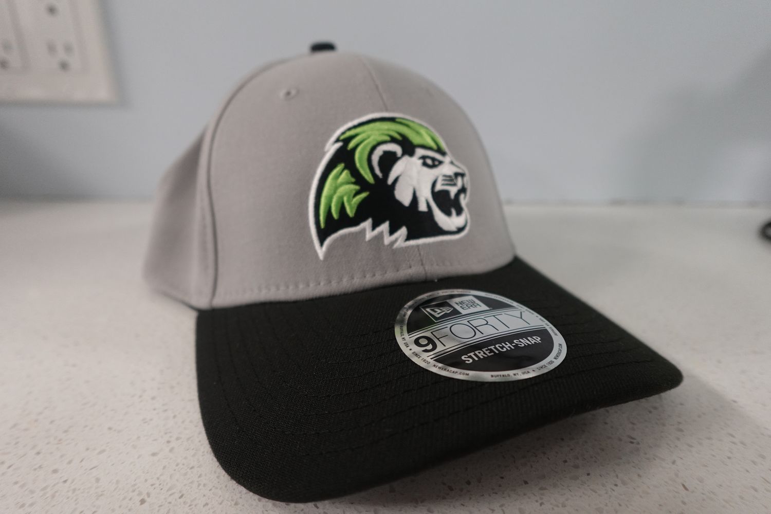 Niagara River Lions 9FORTY Grey Cap