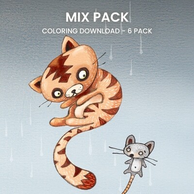 Mix Pack Coloring 6 Pack
