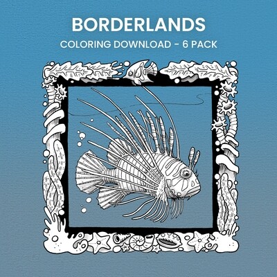 Borderlands Coloring 6 Pack