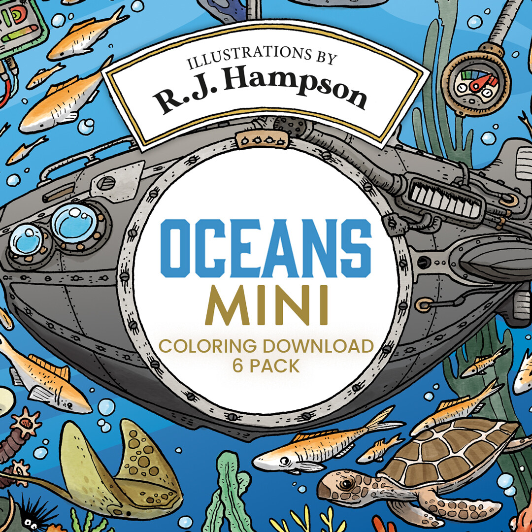 Oceans Mini Book 6 Pack