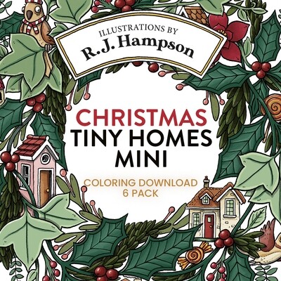 Christmas Tiny Homes Mini Book 6 Pack