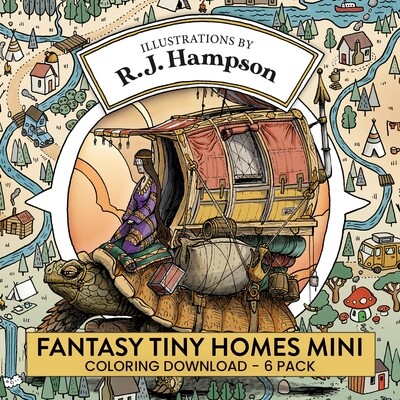 Fantasy Tiny Homes Mini Book 6 Pack