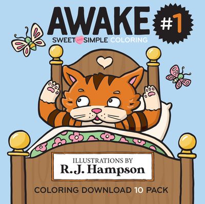 Awake 1 - A Sweet &amp; Simple Coloring 10 Pack