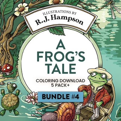 A Frog&#39;s Tale Mini Book 4  5+ Pack