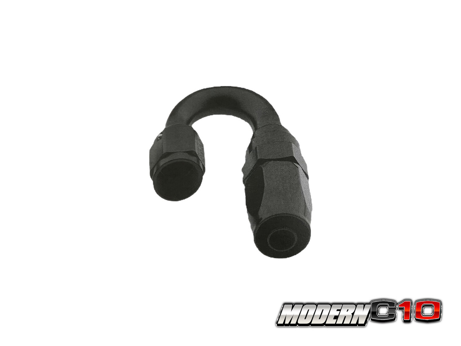 -10an Black Aluminum 180 degree Hose Ends