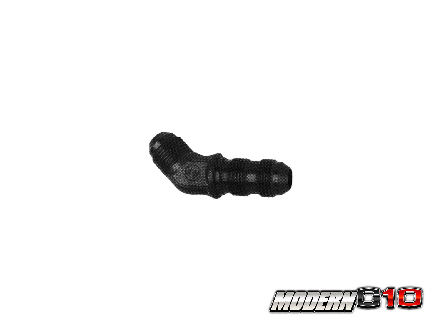 -3an Black Aluminum 45 degree Bulkhead Fittings