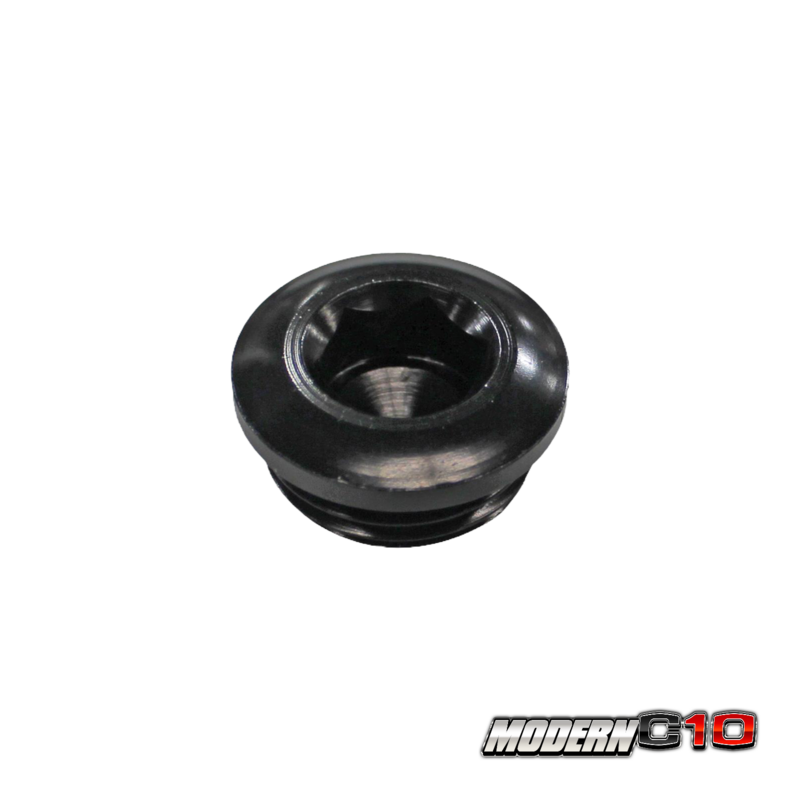 -4an Black Aluminum Allen Head Port Plugs