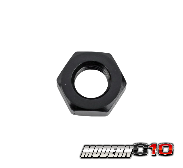 -12an Black Aluminum Bulkhead Nuts